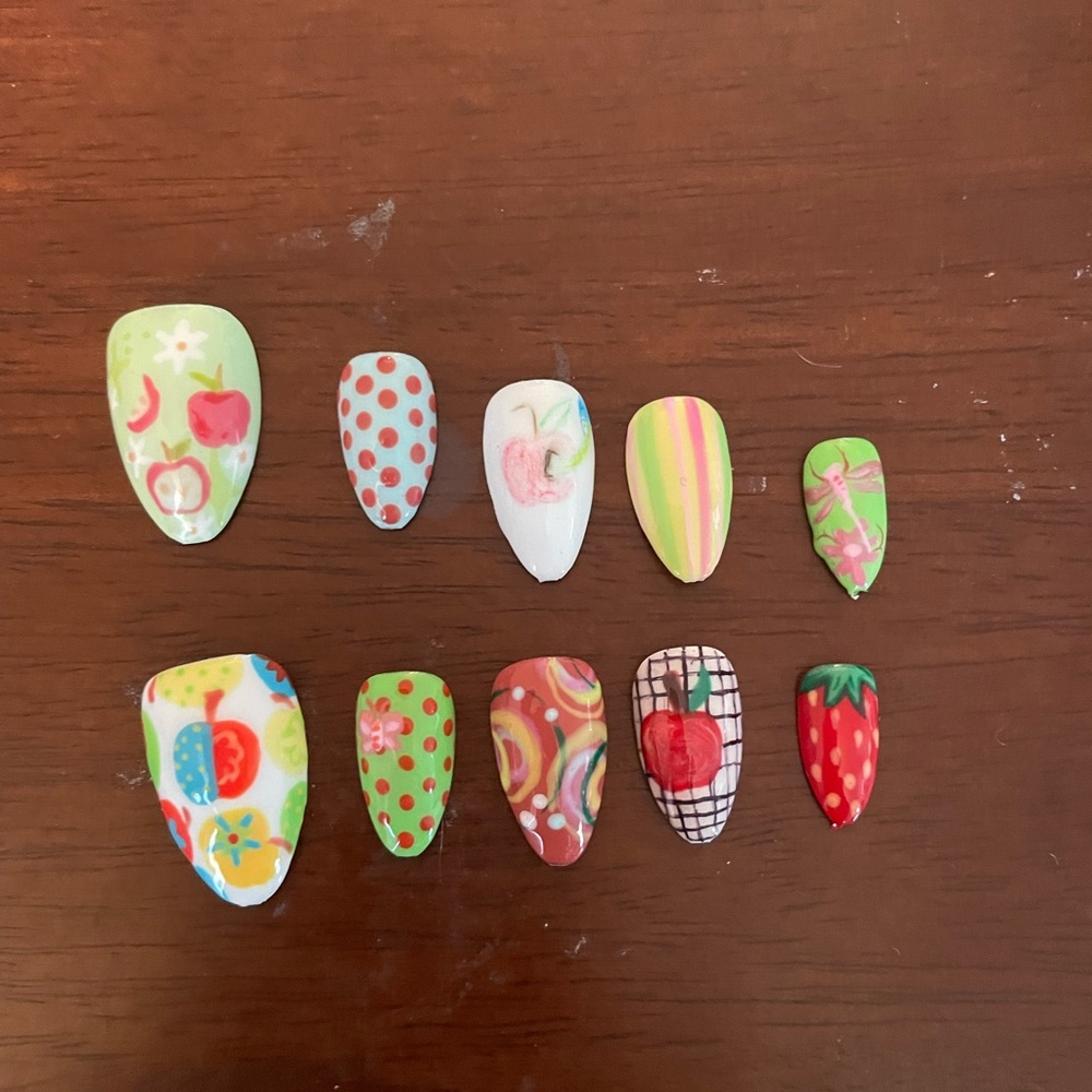 Colorful Nail Art Set